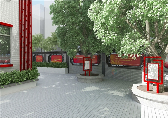南灣社區(qū)黨群服務(wù)中心戶外黨建文化長廊設(shè)計.jpg